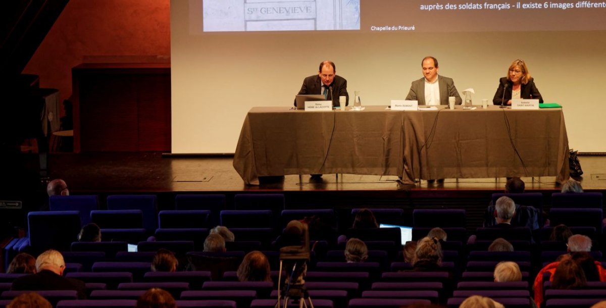 Colloque historique sur Geneviève. 5 novembre 2021, au Collège des Bernardins. © Yannick Boschat / Diocèse de Paris.