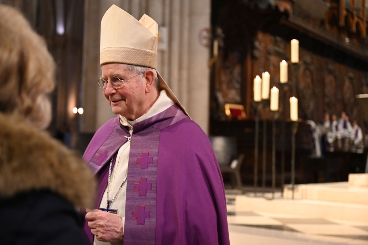Appel décisif et inscription du nom des catéchumènes 2026 - Célébration du matin. © Marie-Christine Bertin / Diocèse de Paris.
