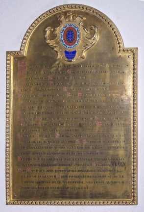 Plaque des pèlerins. © C. D. A. S..