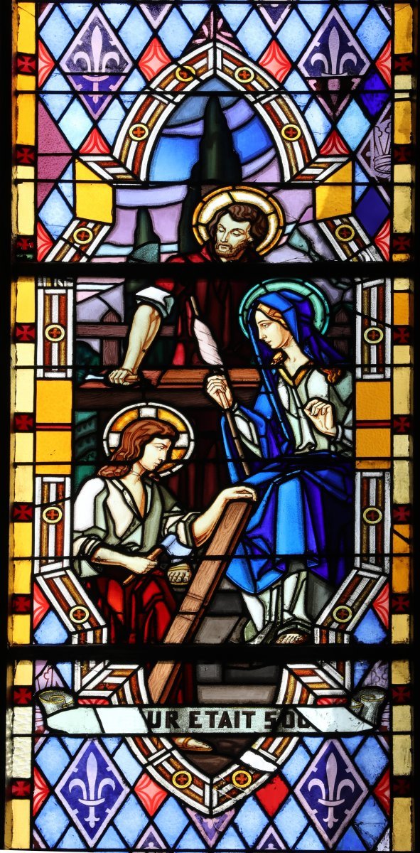 La Sainte Famille à Nazareth, 1930-1930, atelier Mauméjean ©CDAS Paris. 