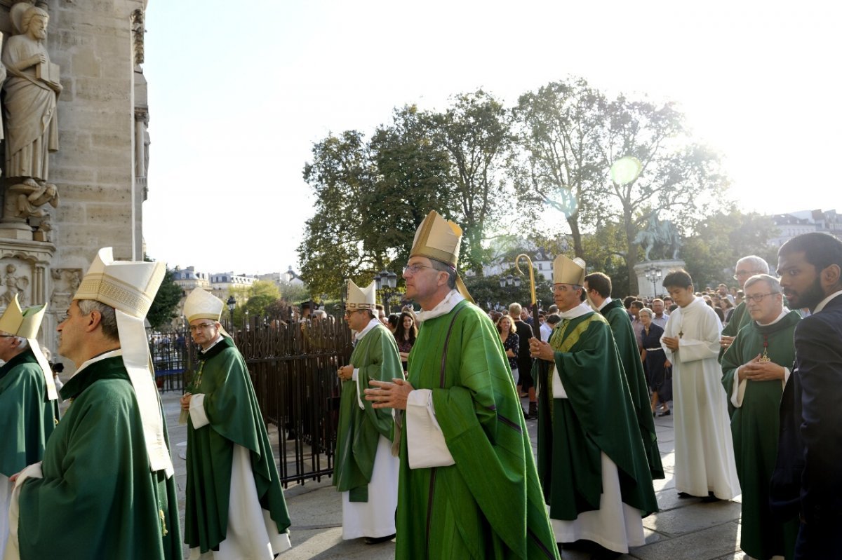 Messe d'action de grâce pour les ministères de Mgr Jérôme Beau et de (…). © Trung Hieu Do / Diocèse de Paris.