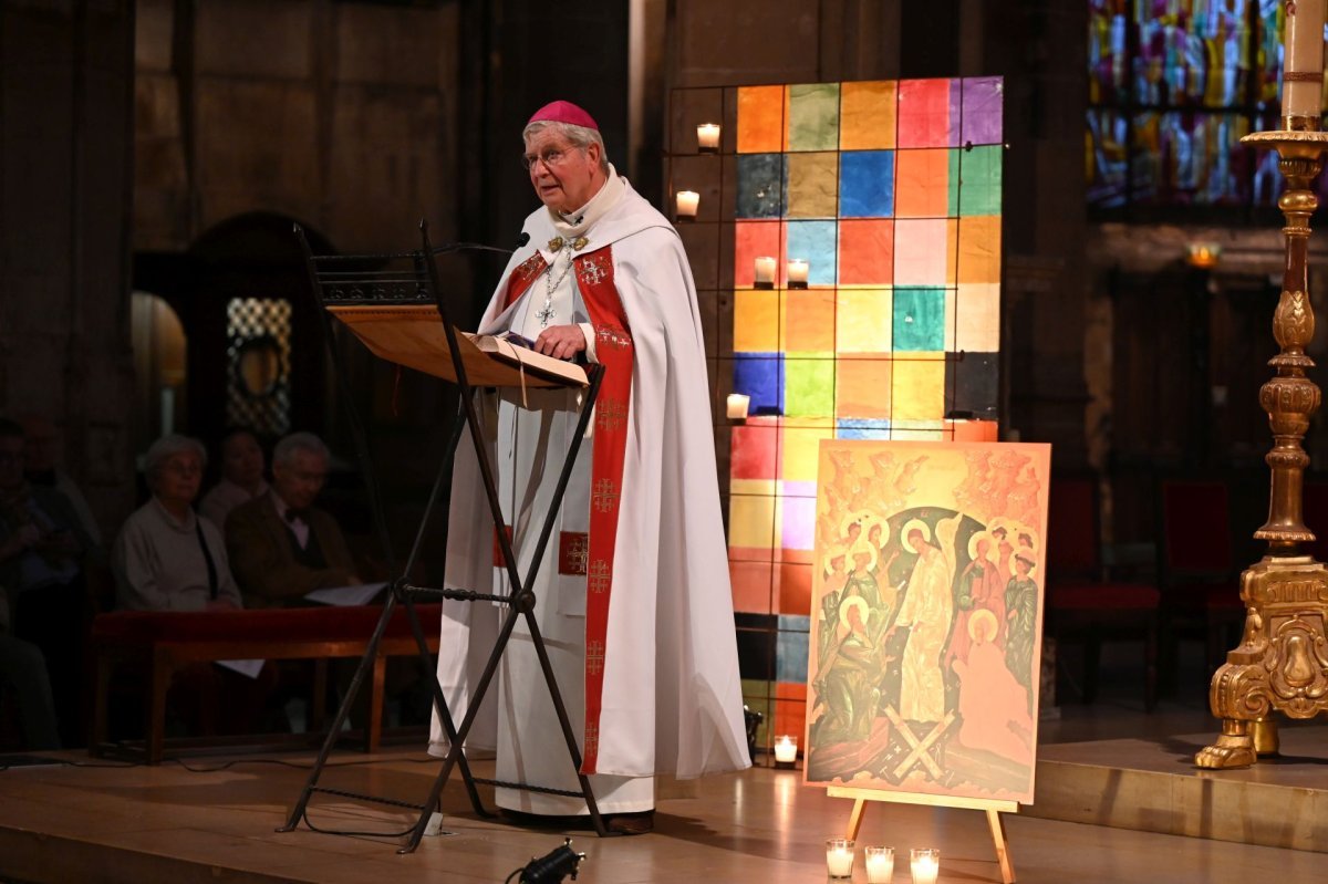 Catéchèse sur le sacrement de confirmation. Lundi 12 mai 2025. © Marie-Christine Bertin / Diocèse de Paris.