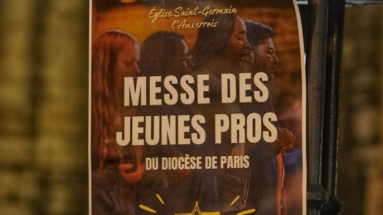 Messe des Jeunes Pros de Paris. (c) Illian Calle - Diocèse Paris.
