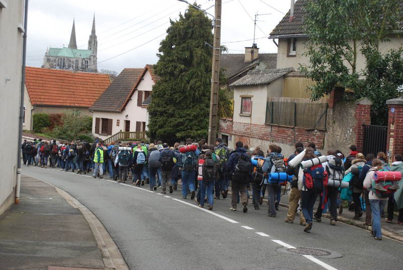 75ème pèlerinage de Chartres. 