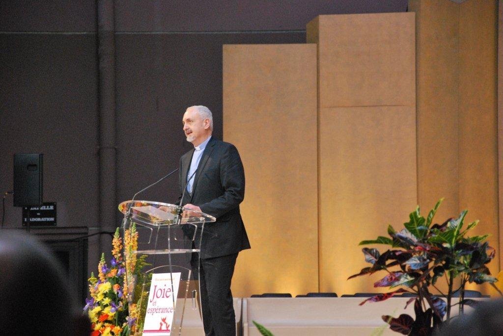 Le métropolite Emmanuel, président de l'assemblée des évêques (…). © Raphaëlle Autric.