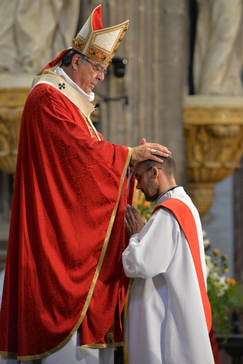 Ordinations sacerdotales 2021 à Saint-Sulpice. © Marie-Christine Bertin / Diocèse de Paris.