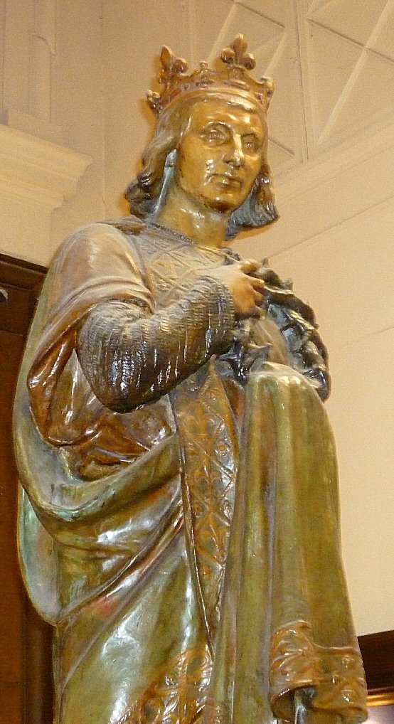 Statue de saint Louis à Saint-Louis en l'Île. © C. D. A. S.