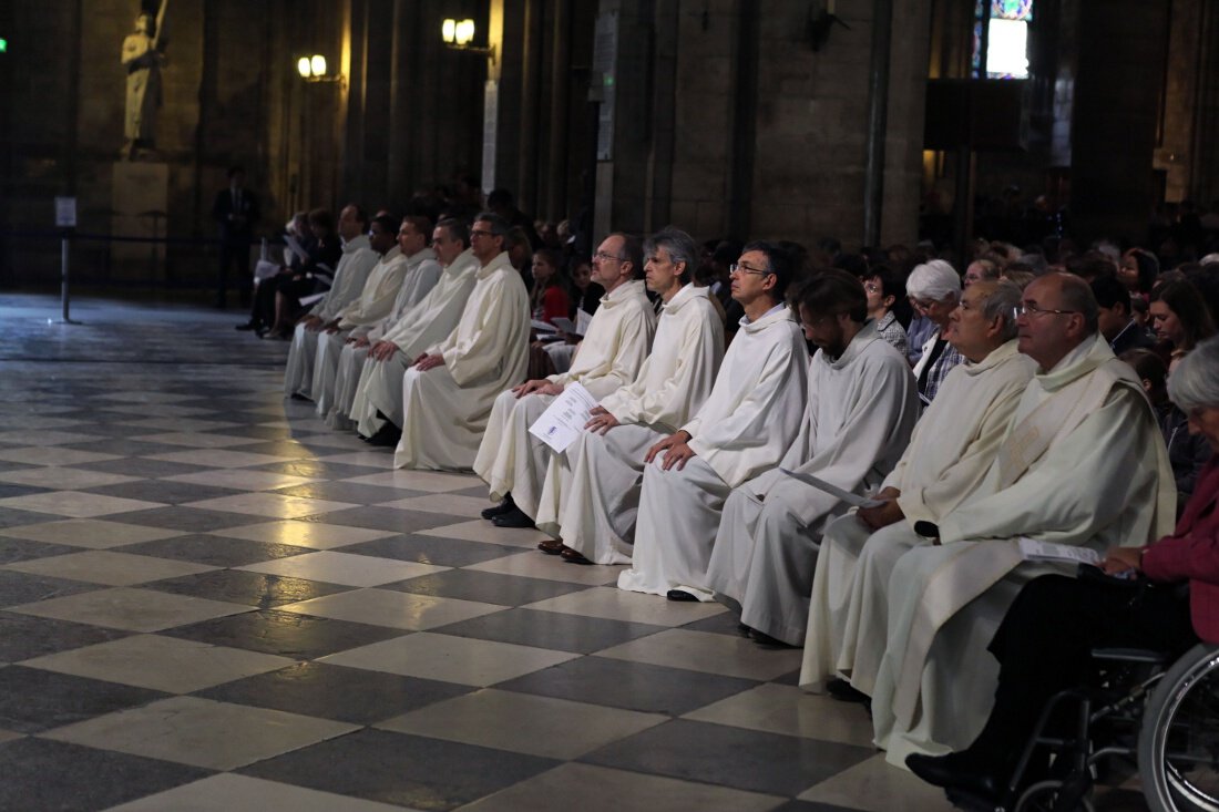 Liturgie de la Parole. © Yannick Boschat / Diocèse de Paris.