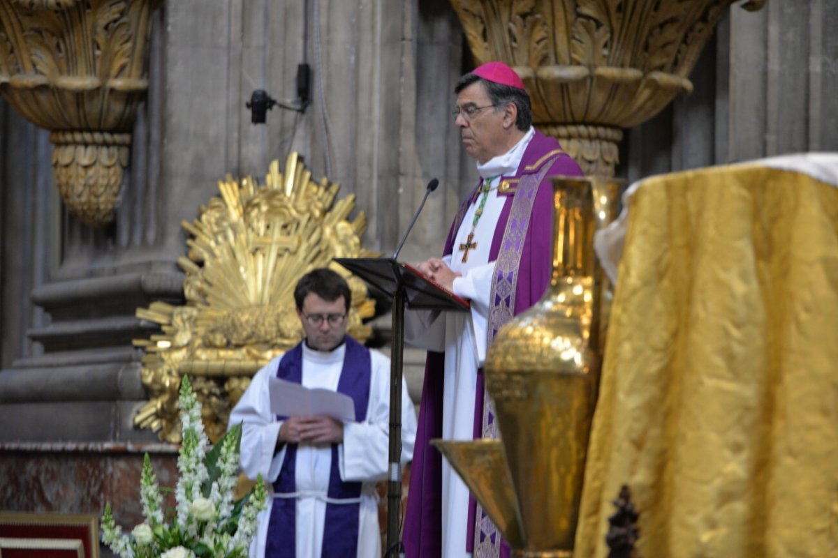 Prière de guérison et de délivrance. © Marie-Christine Bertin / Diocèse de Paris.