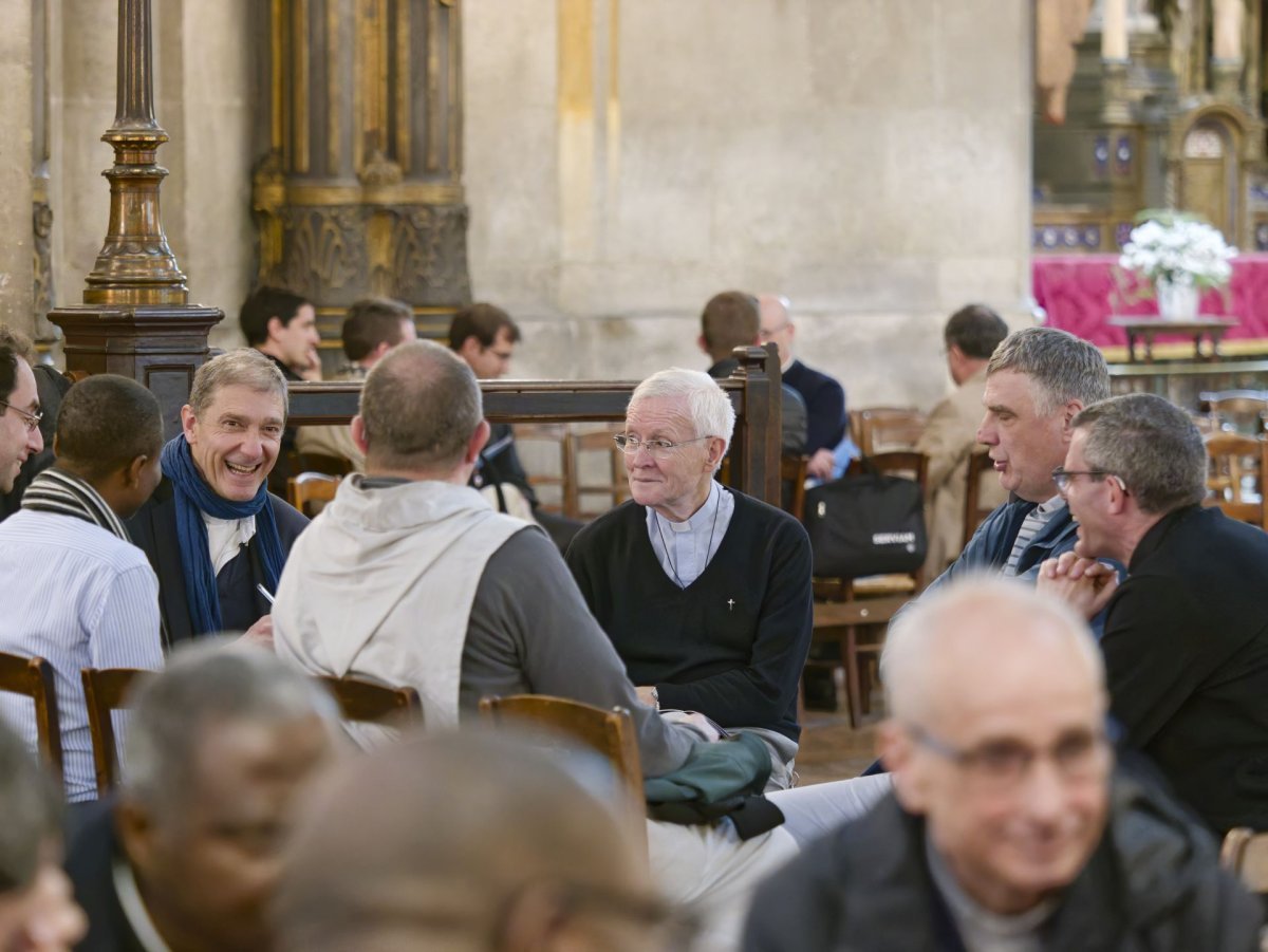 Jubilé des prêtres d'Île-de-France 2025. À Saint-Augustin, 8e. © Yannick Boschat / Diocèse de Paris.