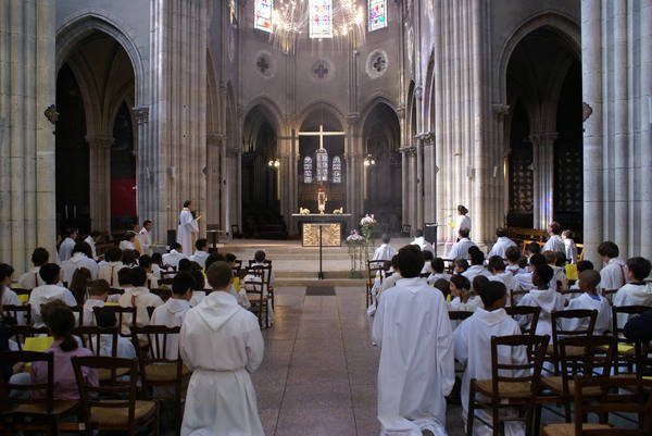 Rassemblement des servants de messe, Immaculée Conception. 