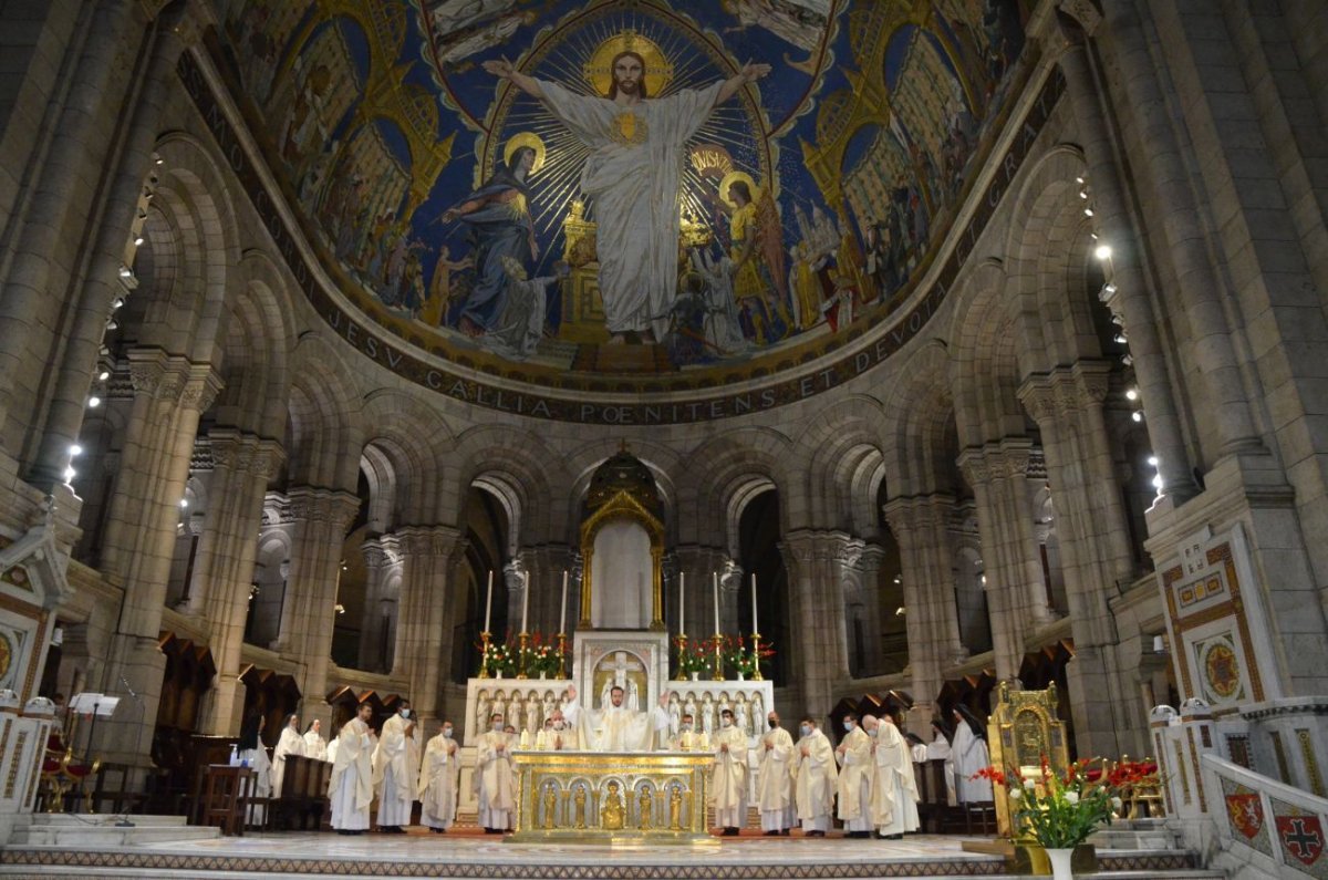 Messe des nouveaux prêtres au Sacré-Cœur de Montmartre. © Michel Pourny / Diocèse de Paris.