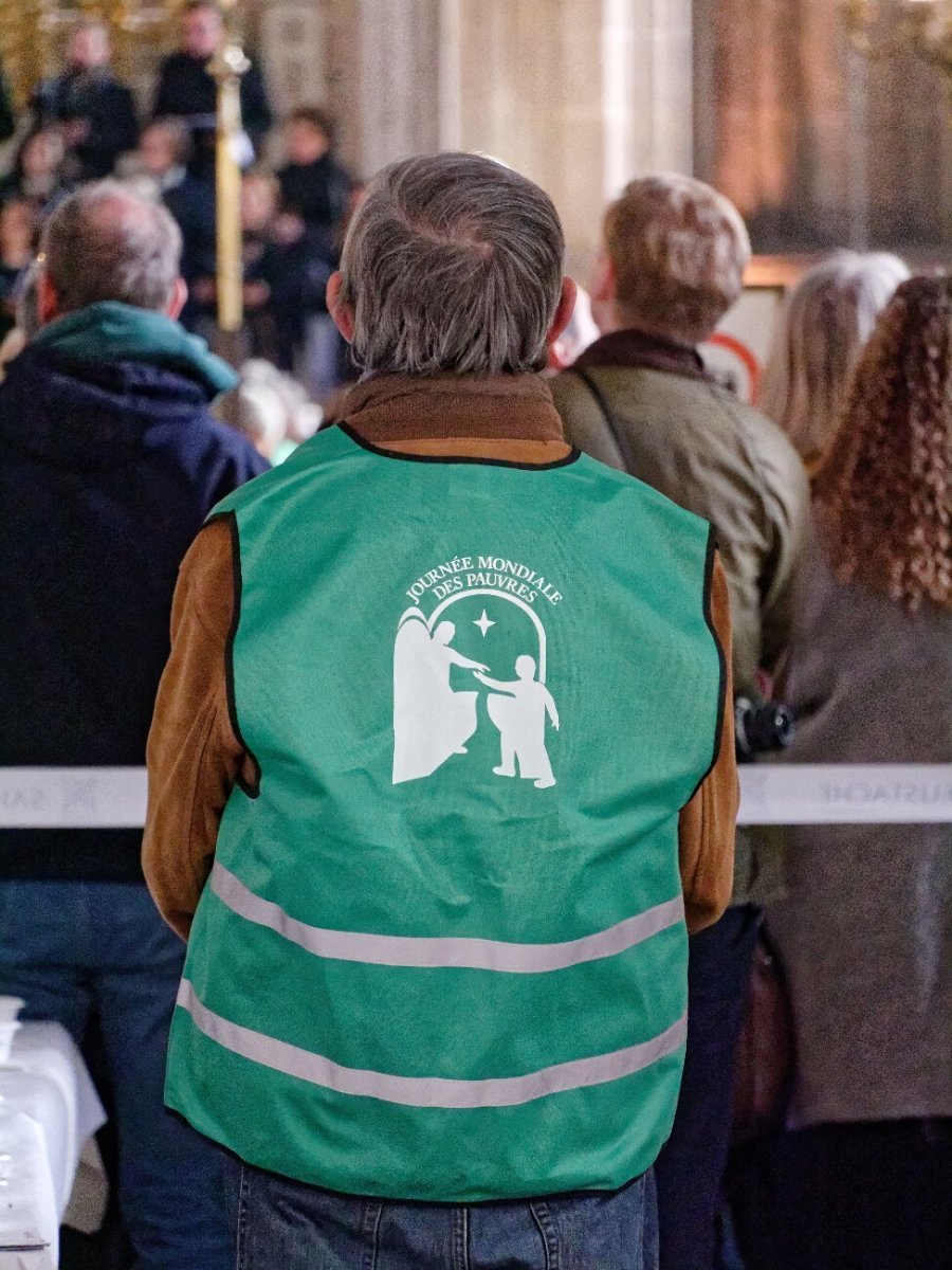 Rassemblement diocésain pour la 2e Journée Mondiale des Pauvres à Saint-Eustache. © Yannick Boschat / Diocèse de Paris.