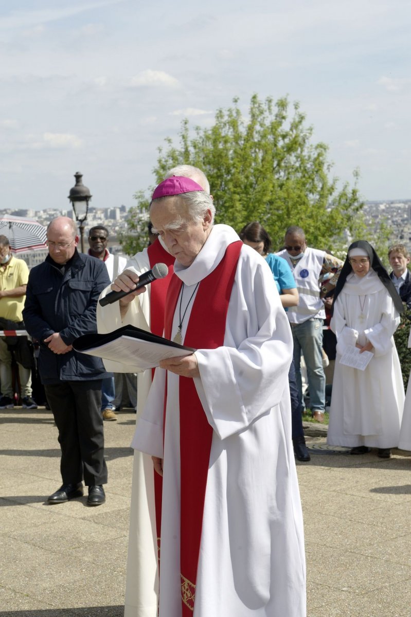 Chemin de croix de Montmartre 2022. © Trung Hieu Do / Diocèse de Paris.