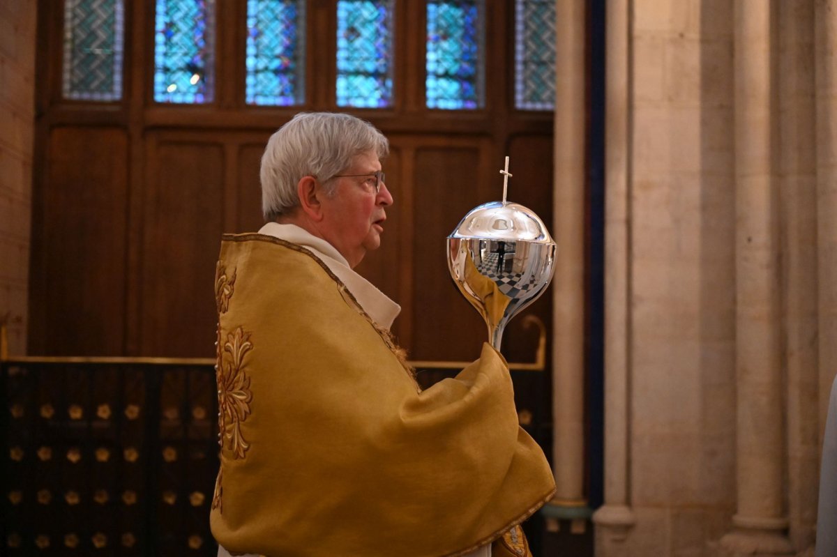 Jeudi saint à Notre-Dame de Paris 2025. © Marie-Christine Bertin / Diocèse de Paris.