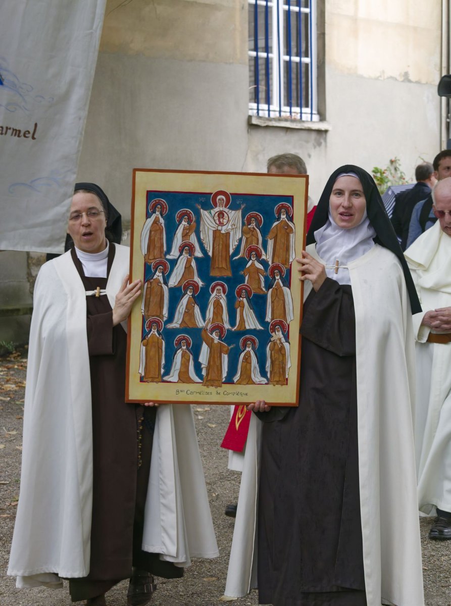 Canonisation des 16 Carmélites de Compiègne : Messe et prière à Picpus. © Yannick Boschat / Diocèse de Paris.