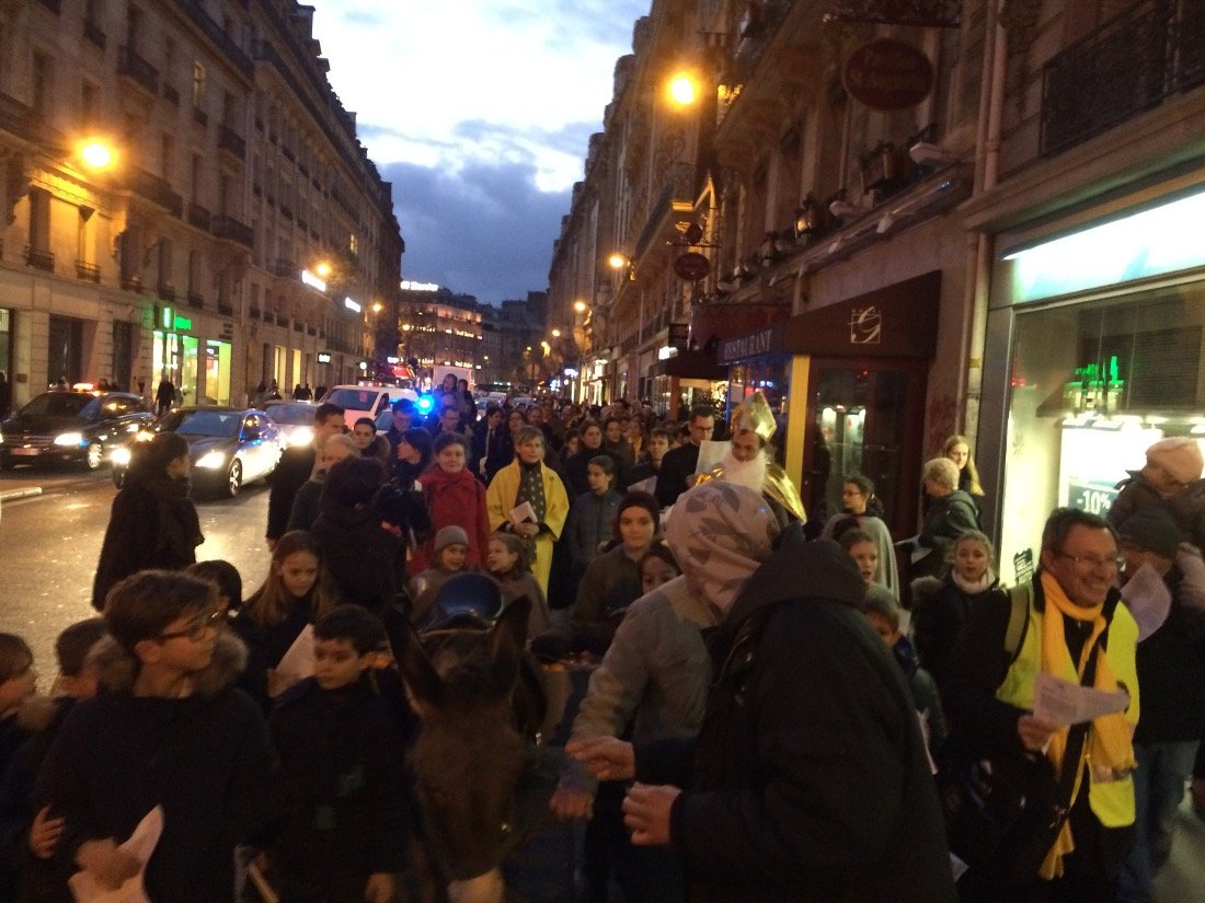 Fête de la Saint-Nicolas à Saint-Augustin (8e). © D. R..