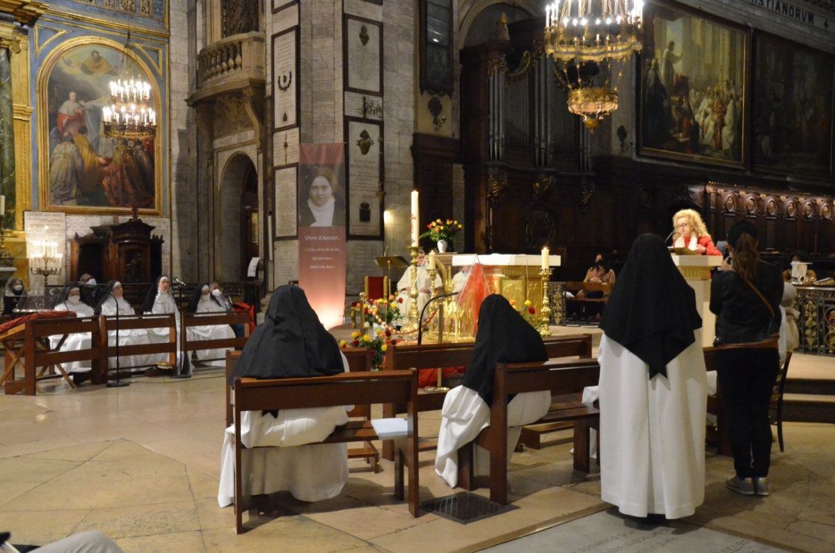 Anniversaire de la sauvegarde de la statue de Notre-Dame des Victoires lors (…). © Michel Pourny.