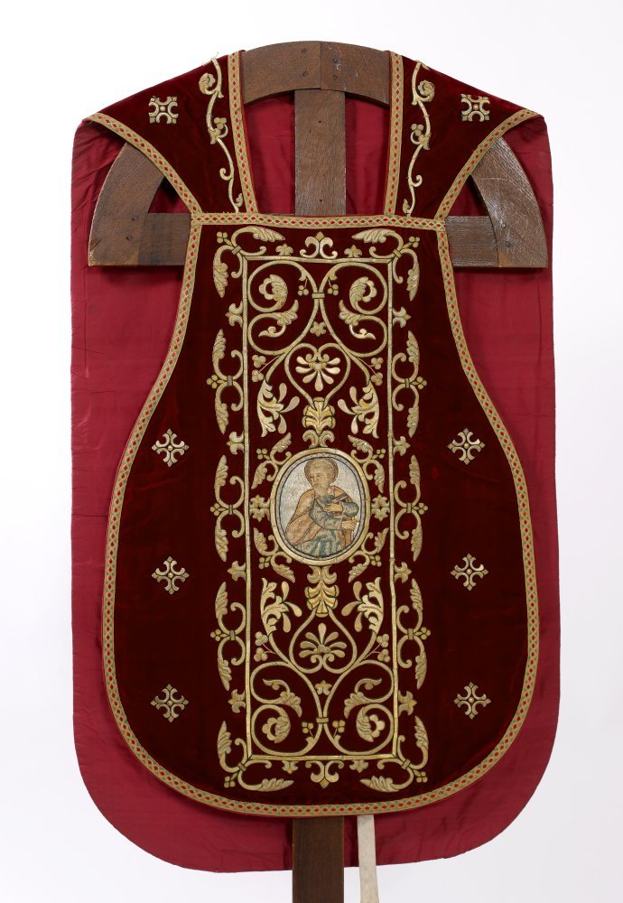 Chasuble de Saint-Louis en l'Île. © Claire Pignol.