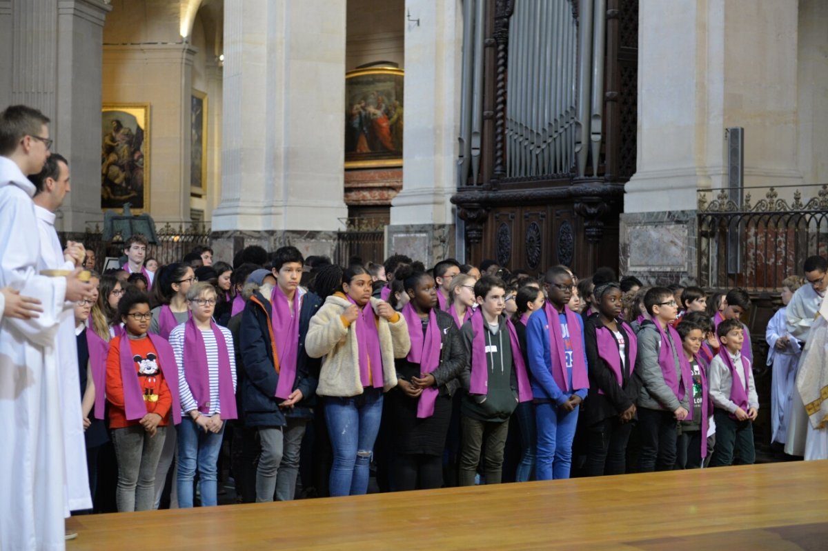 Appel décisif des jeunes catéchumènes 2019. © Marie-Christine Bertin / Diocèse de Paris.