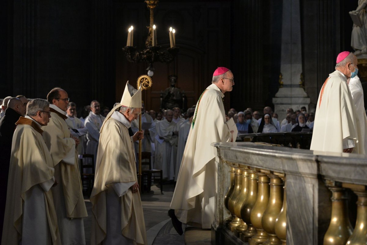 Messe chrismale 2022. © Marie-Christine Bertin / Diocèse de Paris.