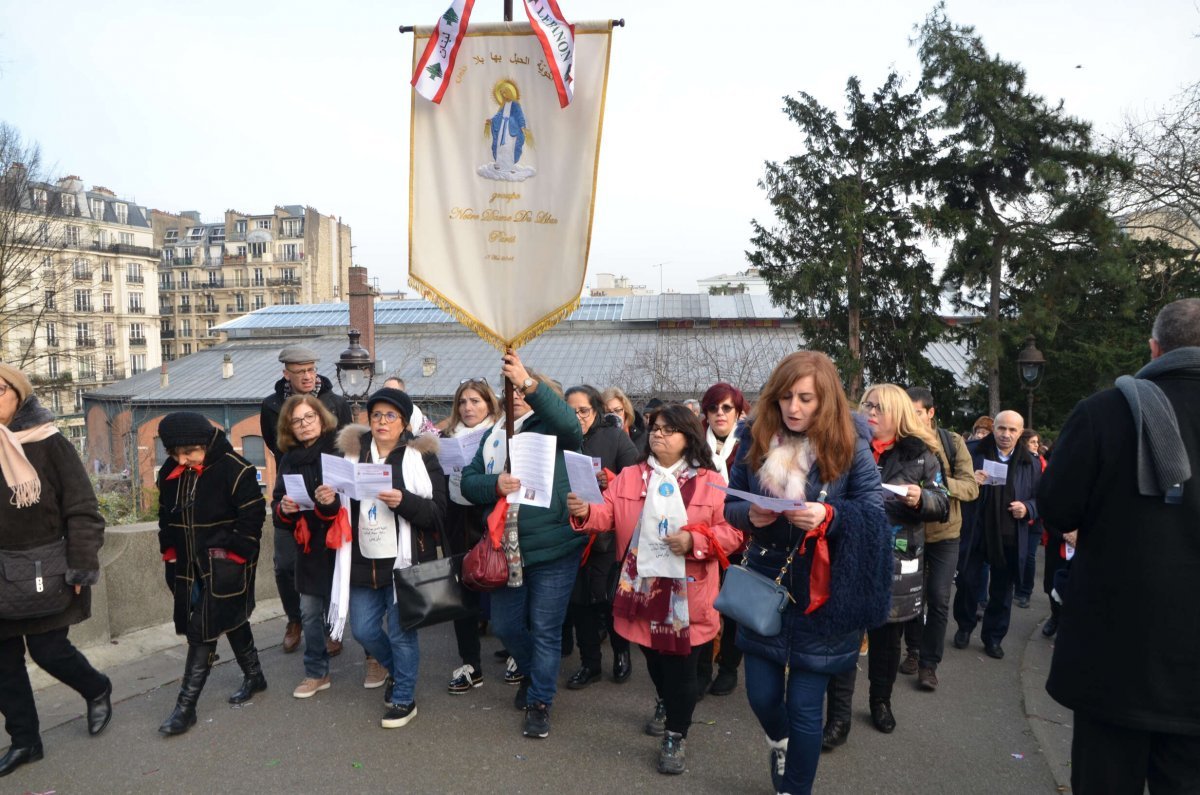 Montée jubilaire des chrétiens d'Orient. © Michel Pourny / Diocèse de Paris.