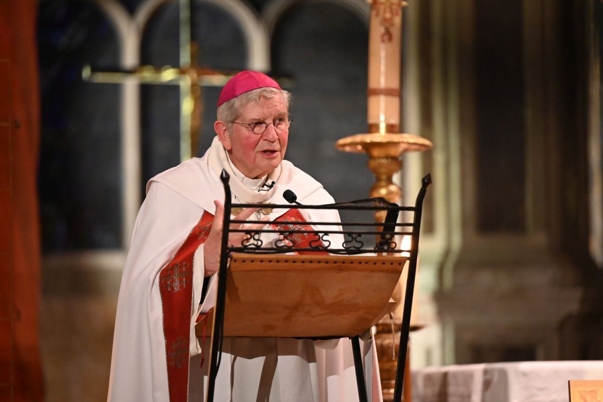 Catéchèse sur le sacrement de confirmation. Lundi 12 mai 2025. © Marie-Christine Bertin / Diocèse de Paris.