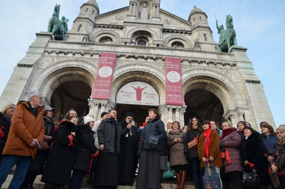 Montée jubilaire des chrétiens d'Orient. © Michel Pourny / Diocèse de Paris.