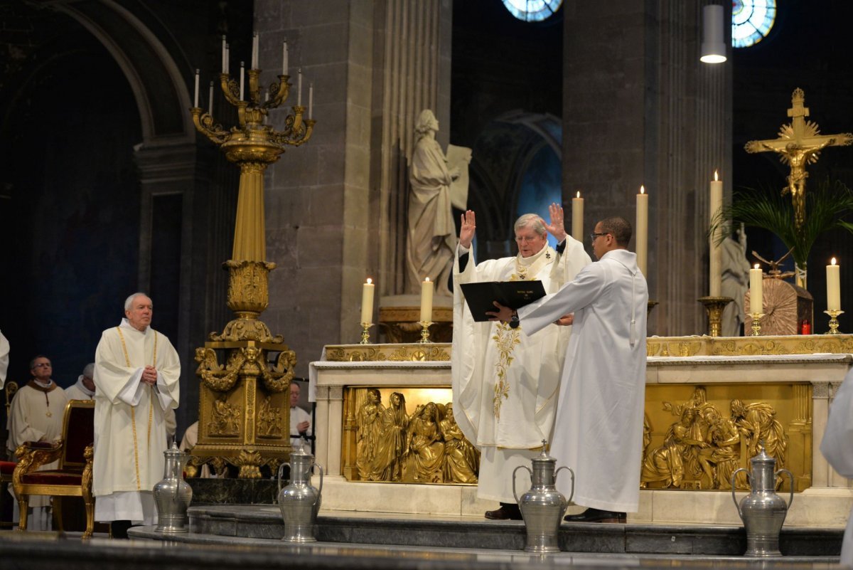 Messe chrismale 2023 à Saint-Sulpice. © Marie-Christine Bertin / Diocèse de Paris.