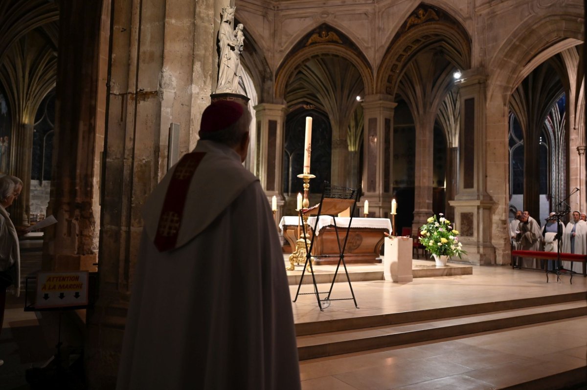 Catéchèse sur le sacrement du baptême. Lundi 5 mai 2025. © Marie-Christine Bertin / Diocèse de Paris.