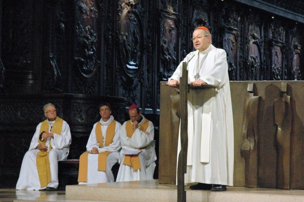 Intervention du Cardinal André Vingt-Trois. © D. R..