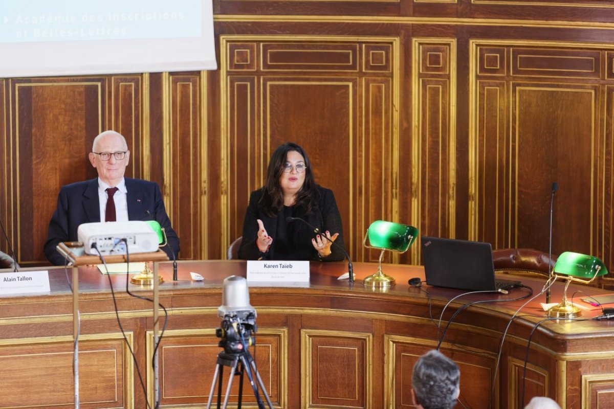 Colloque historique sur Geneviève. 3 novembre 2021, en Sorbonne © Yannick Boschat / Diocèse de Paris.