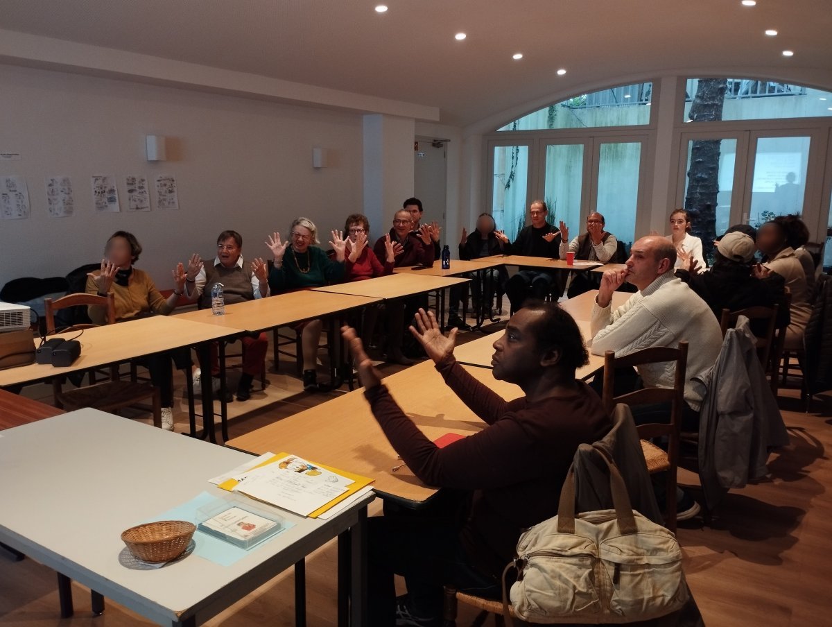 Journée diocésaine des personnes sourdes et malentendantes. © Isabelle Dieudonné / Diocèse de Paris.