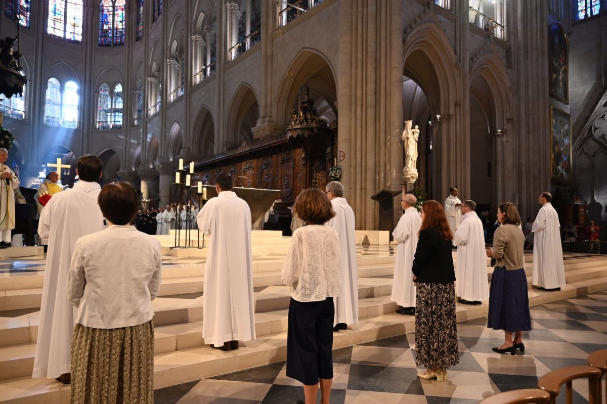 Ordinations des diacres permanents 2026. © Marie-Christine Bertin / Diocèse de Paris.