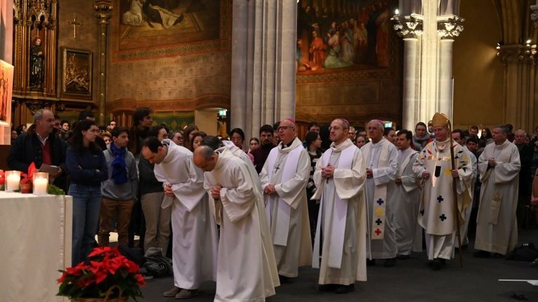 Messe à Saint-Ignace. (c) Marie-Christine Bertin / Diocèse de Paris.