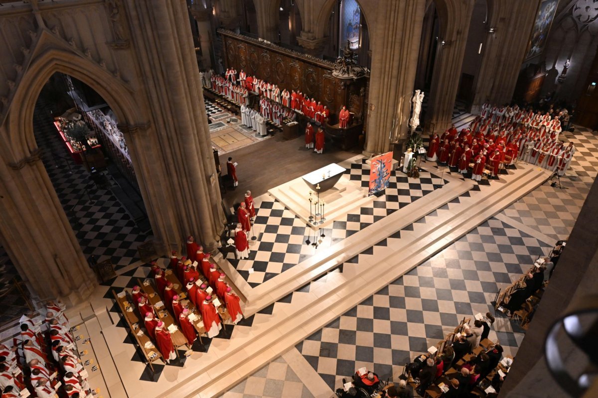 Messe de béatification de Raymond Cayré, Gérard-Martin Cendrier, Roger (…). © Jean-Baptiste Delerue / Diocèse de Paris.