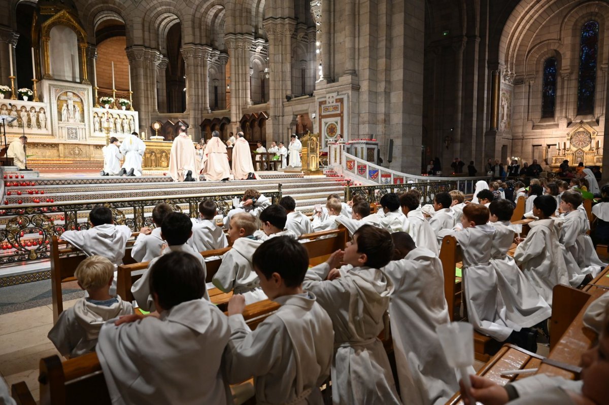 Rassemblement des jeunes au service de la liturgie 2023. © Marie-Christine Bertin / Diocèse de Paris.