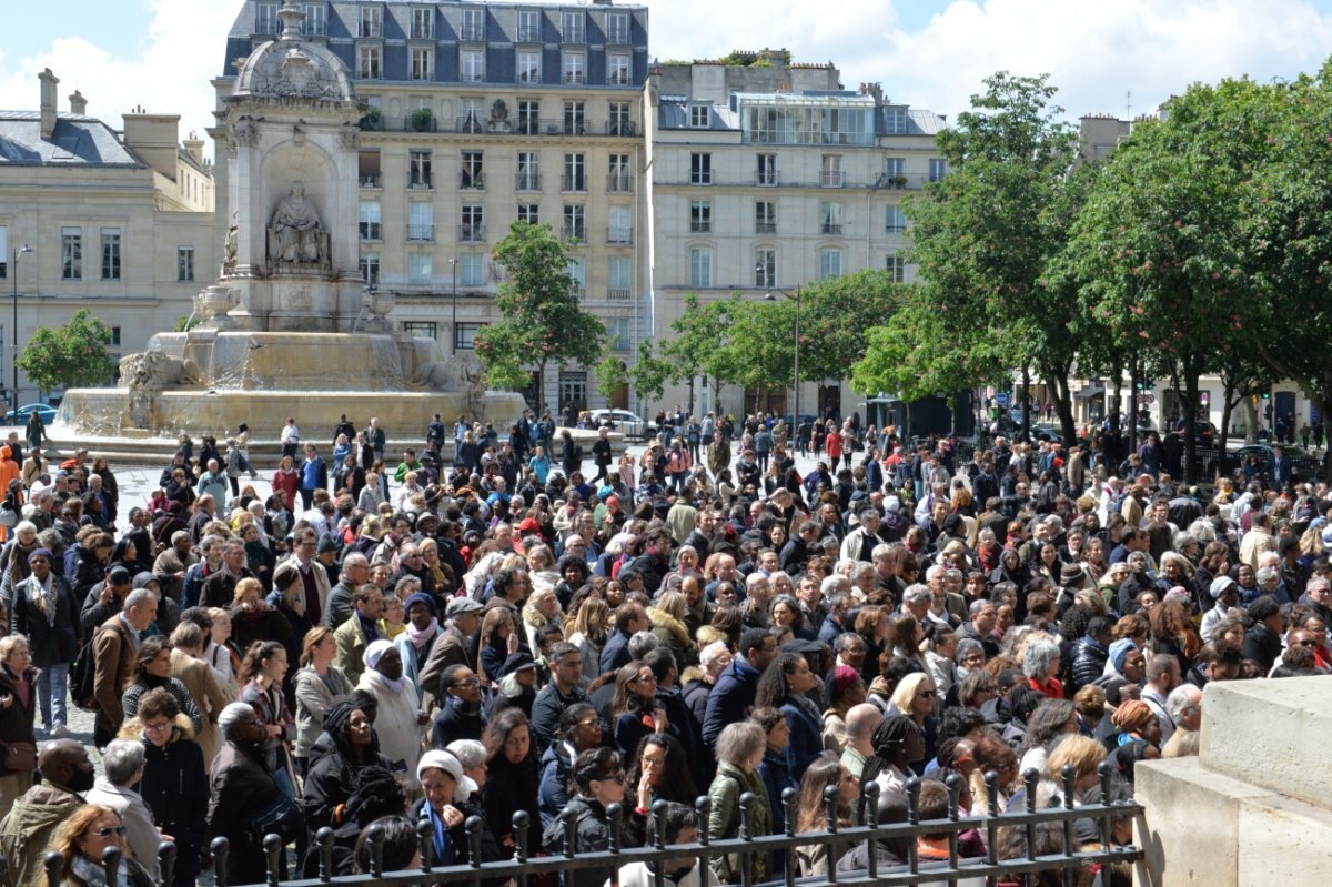 Prière de guérison et de délivrance. © Marie-Christine Bertin / Diocèse de Paris.