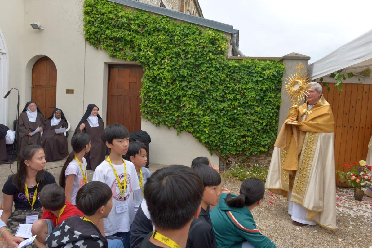 Fête-Dieu au Sacré-Cœur de Montmartre. © Marie-Christine Bertin / Diocèse de Paris.