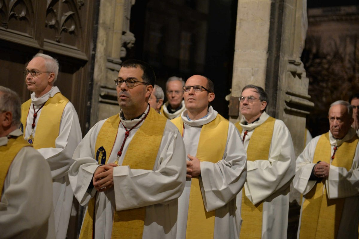 Messe de la fête du Chapitre et du Séminaire. © Marie-Christine Bertin / Diocèse de Paris.