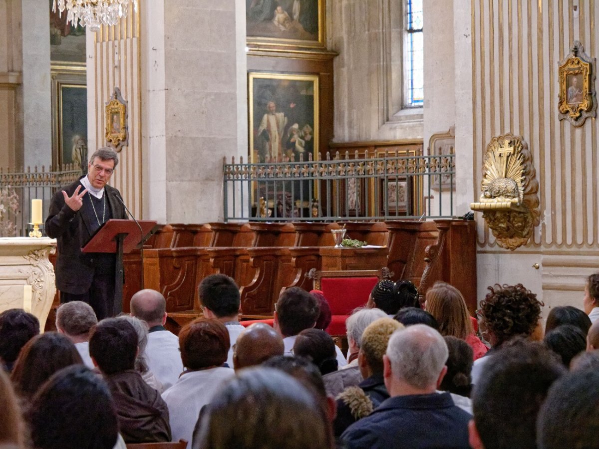 Mgr Michel Aupetit, archevêque de Paris. © Yannick Boschat / Diocèse de Paris.