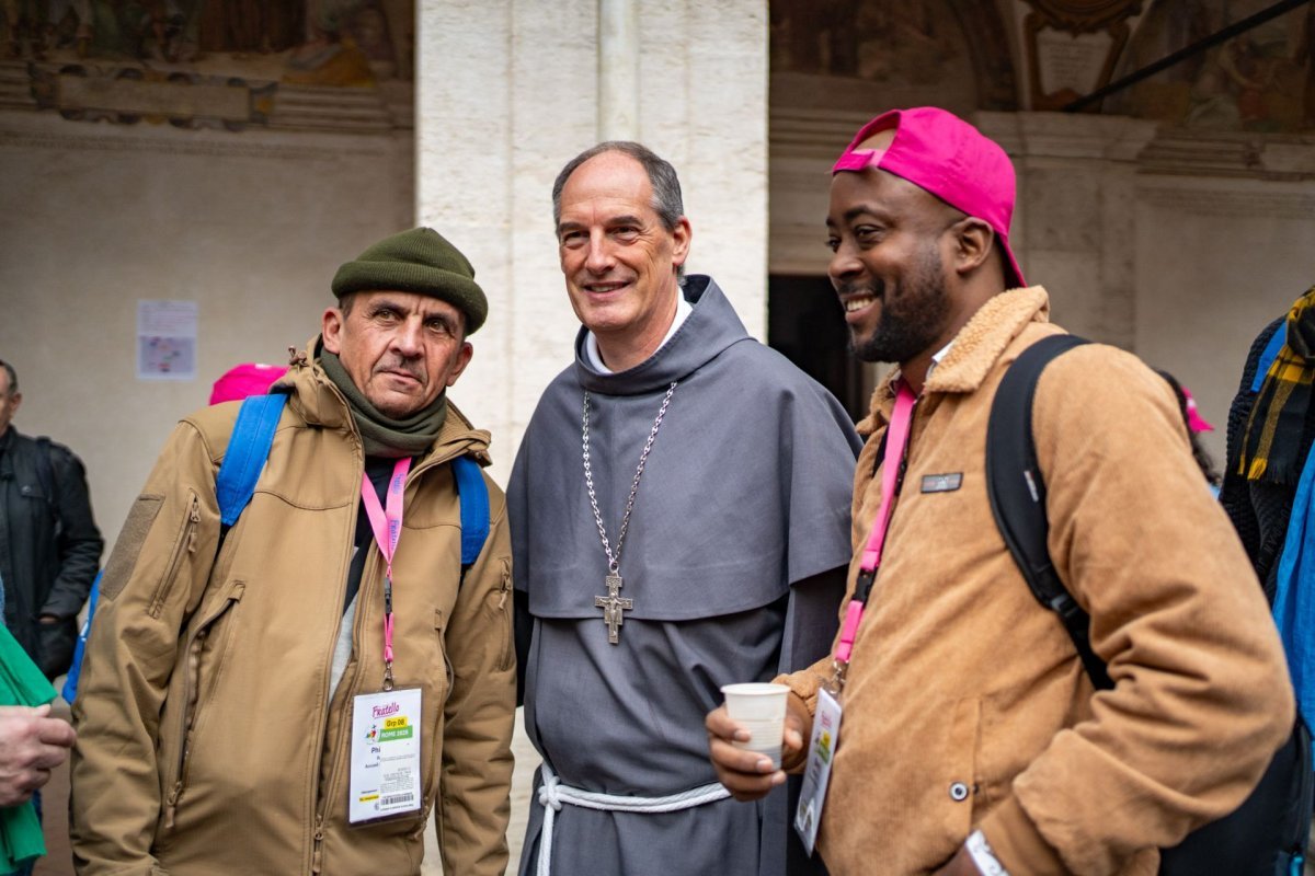 Jubilé des Pauvres à Rome avec Fratello. © Marine Clerc.
