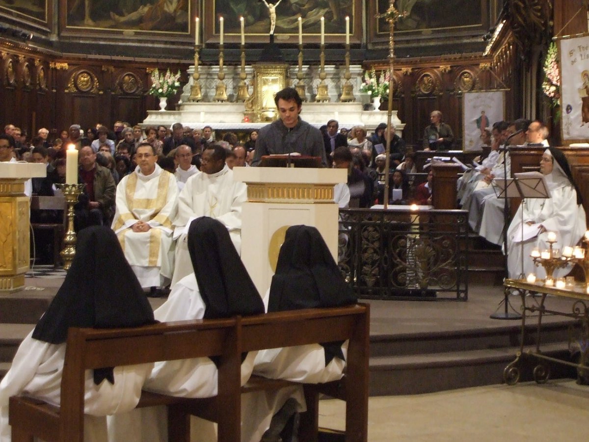 Les textes de la liturgie étaient sur l'amour ou choisis pour leur lien (…). © Notre-Dame des Victoires 