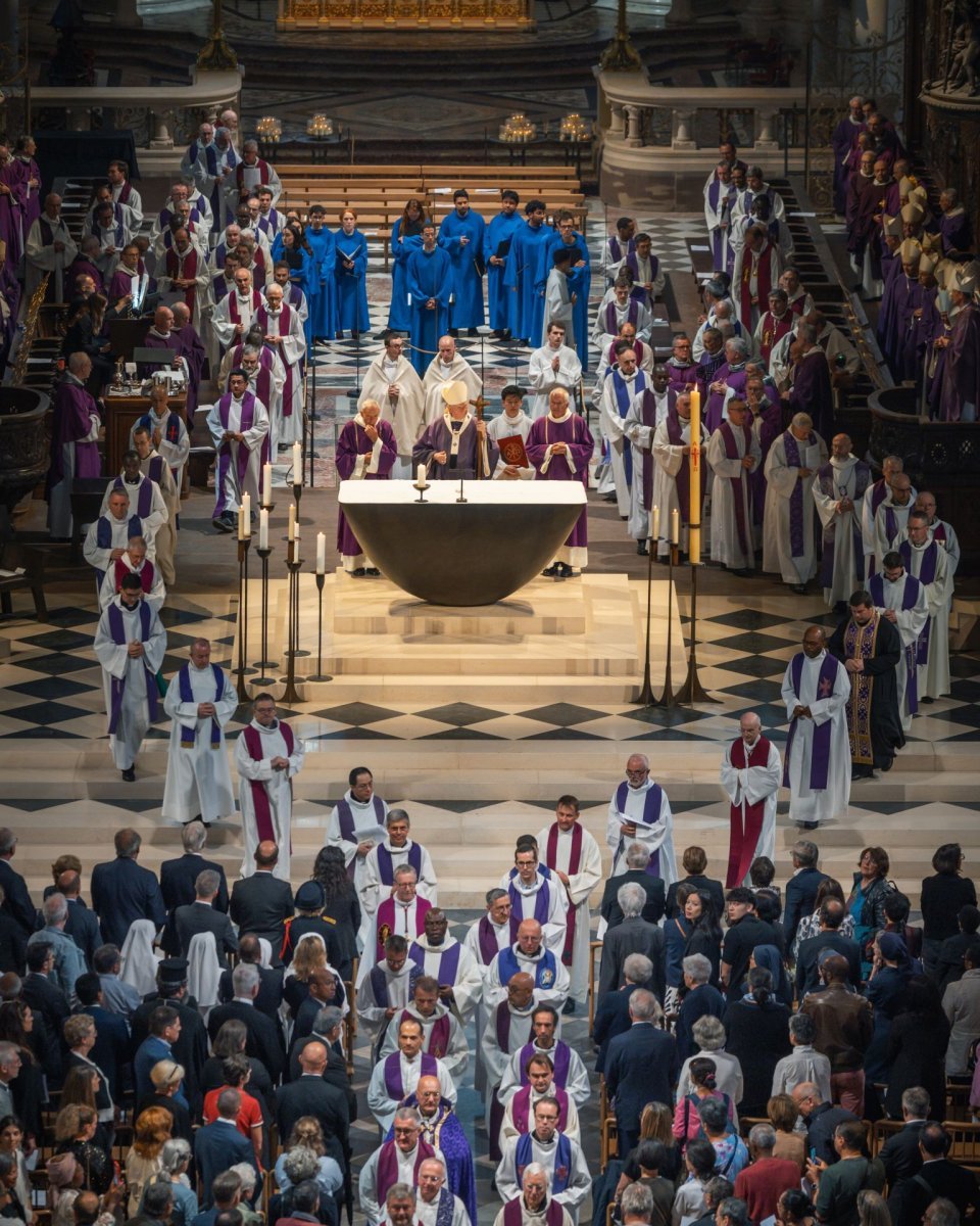 Obsèques du Cardinal André Vingt-Trois. © Liam Hoarau / Diocèse de Paris.