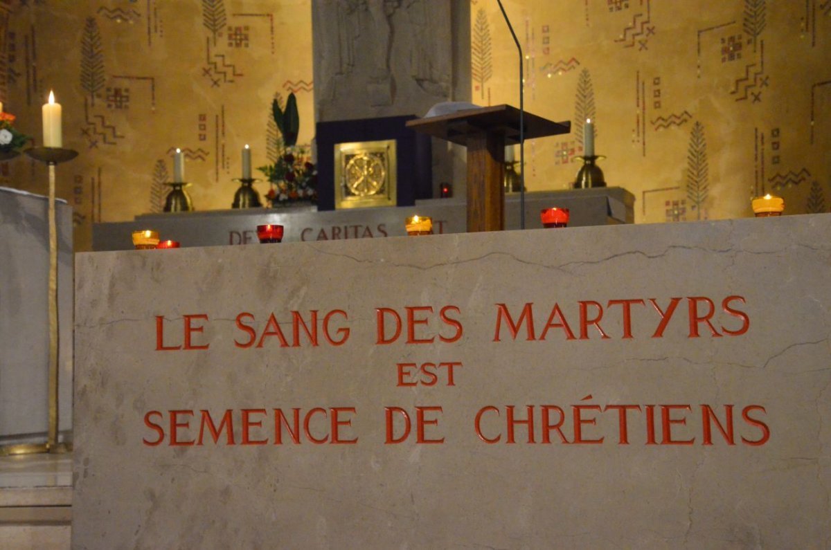 Messe de Requiem des 150 ans du martyr de la rue Haxo. © Michel Pourny / Diocèse de Paris.