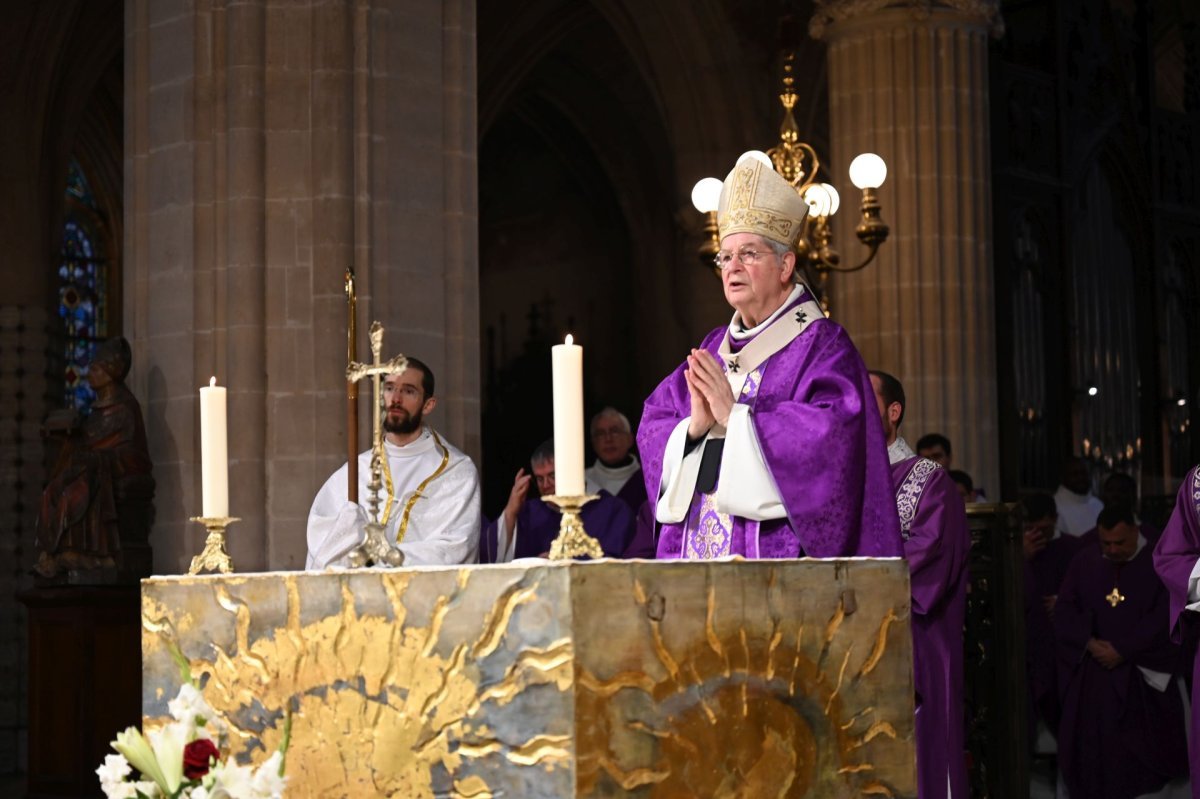 Inauguration d'un nouveau projet pour Saint-Germain l'Auxerrois. © Marie-Christine Bertin / Diocèse de Paris.