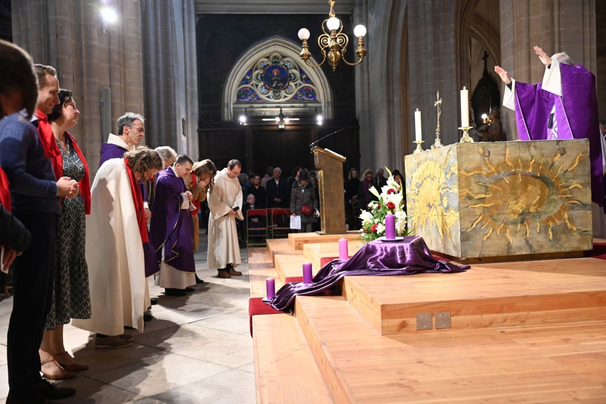 Inauguration d'un nouveau projet pour Saint-Germain l'Auxerrois. © Marie-Christine Bertin / Diocèse de Paris.