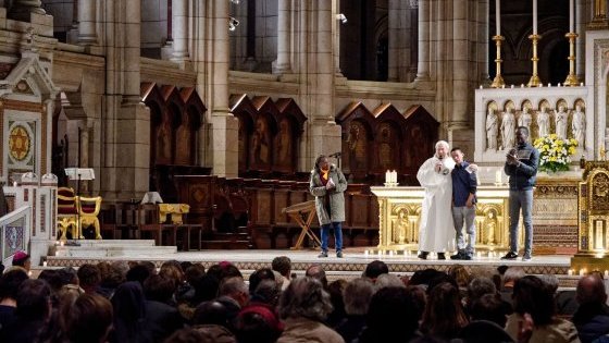 Lancement de la Journée mondiale des Pauvres au Sacré-Cœur de Montmartre