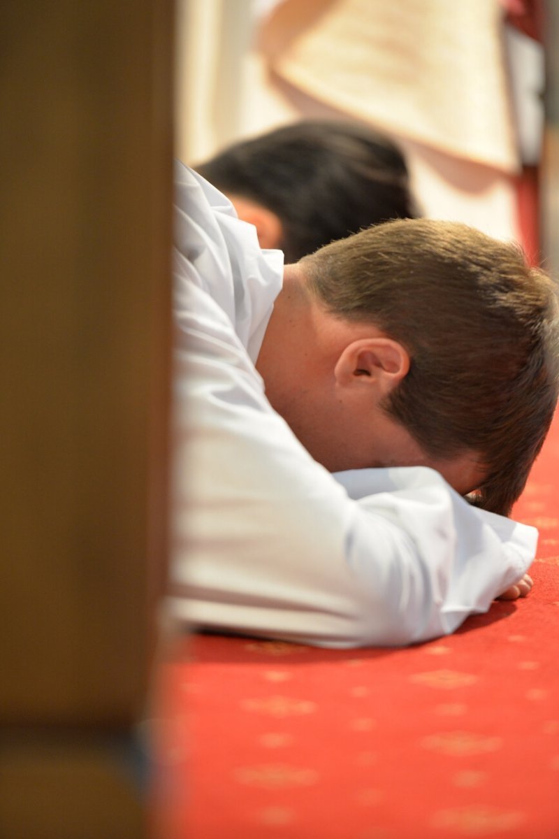 Ordinations diaconales en vue du sacerdoce 2018. © Marie-Christine Bertin / Diocèse de Paris.