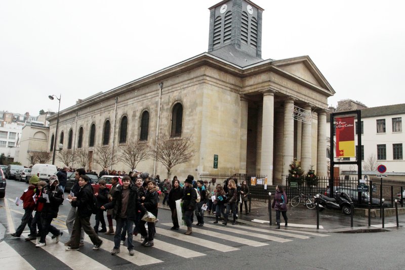 Rassemblement des sixièmes. Saint-Pierre du Gros-Caillou 